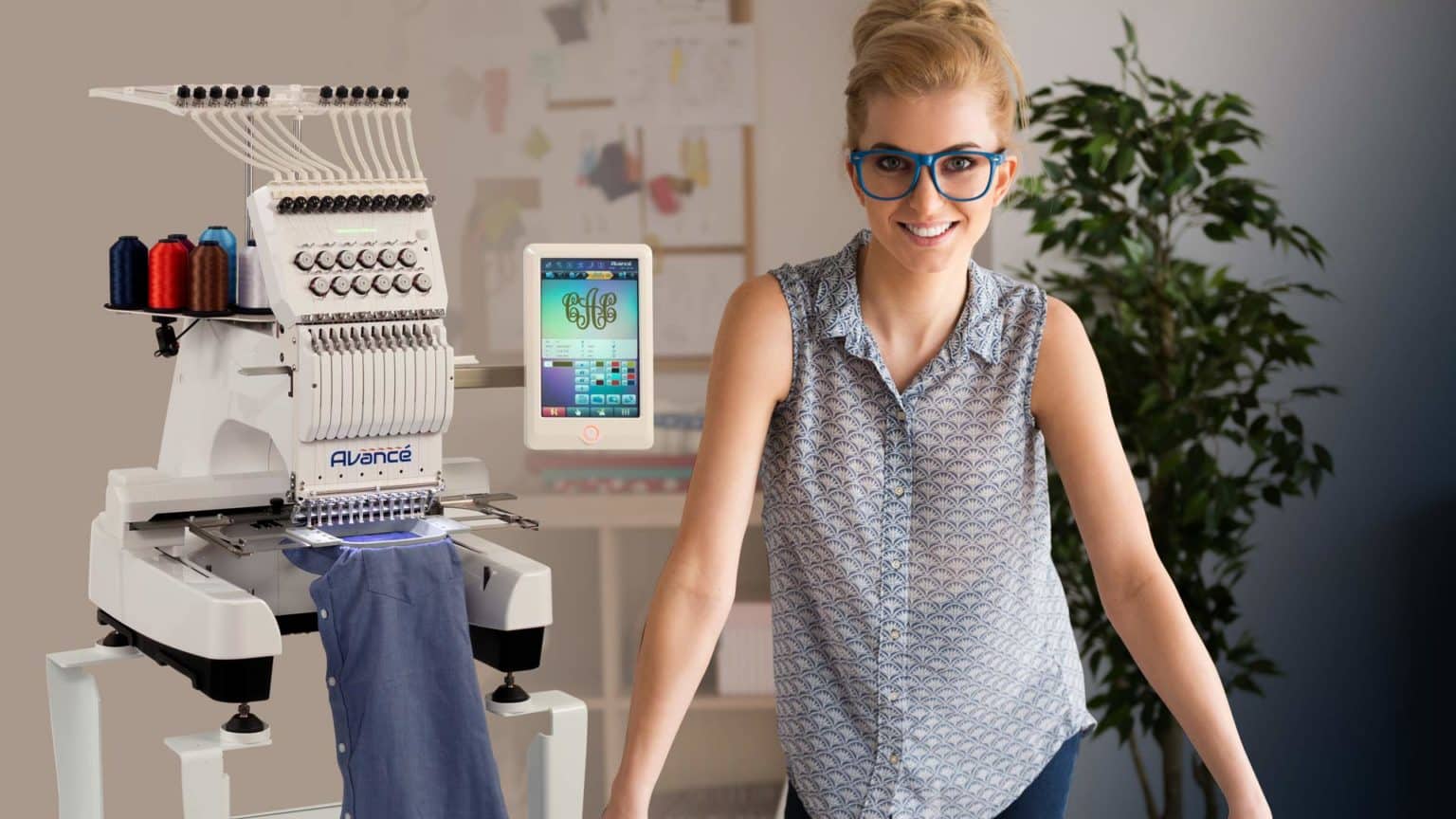 Avancé 1201C Avancé Commercial Embroidery Machines