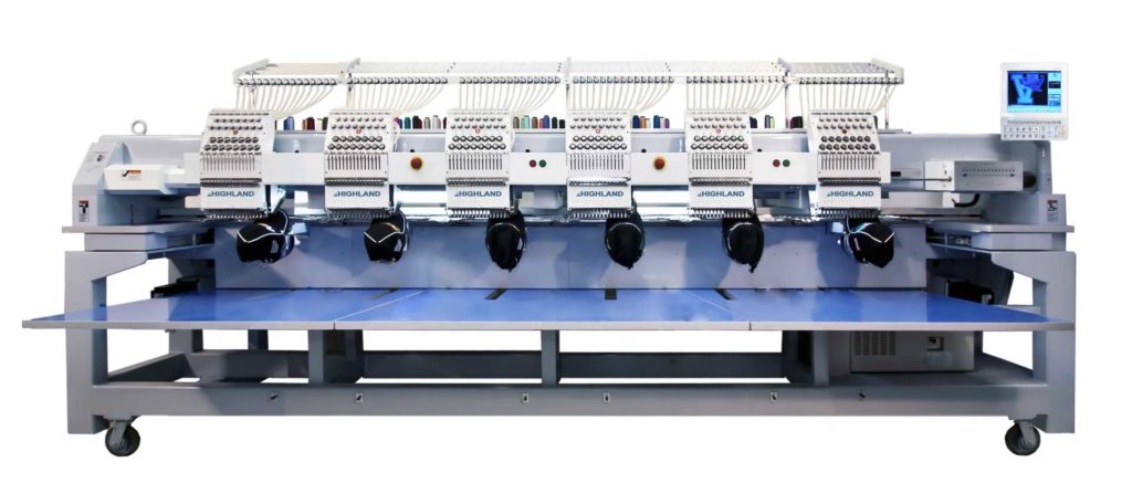 Highland Embroidery Machines - Avancé Commercial Embroidery Machines