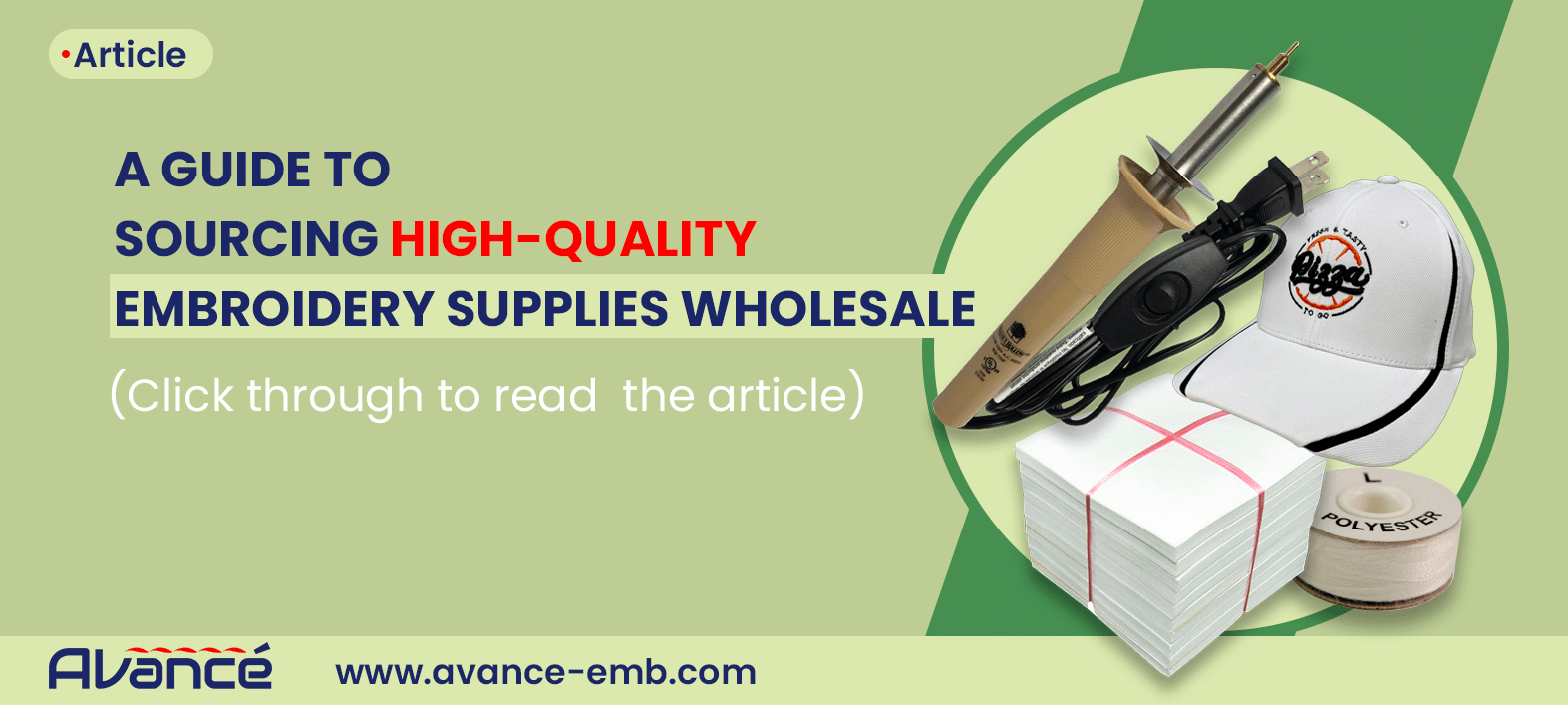 A Guide to Sourcing High-Quality Embroidery Supplies Wholesale